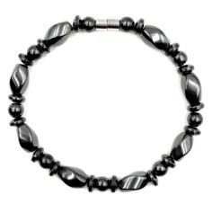 All Black Beads Magnetic Hematite Bracelets
