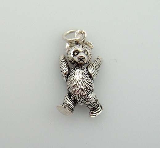 925 Sterling Silver Teddy Bear Charm
