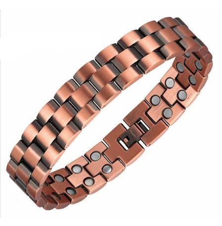 1/2" Wide 99.9% Pure Copper Magnetic Bracelet Copper Bracelet #RCB-001